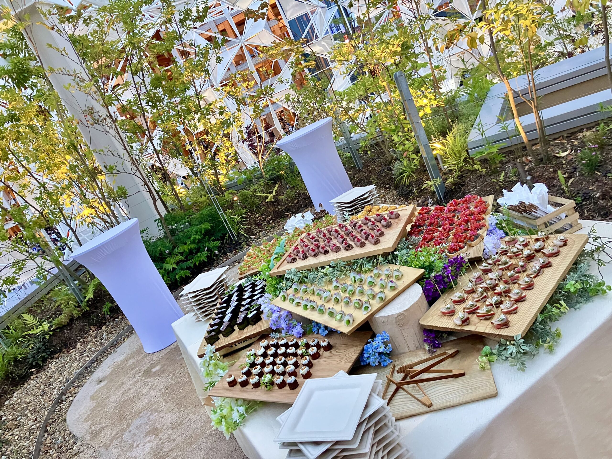 フィンガーフードオンリーの写真